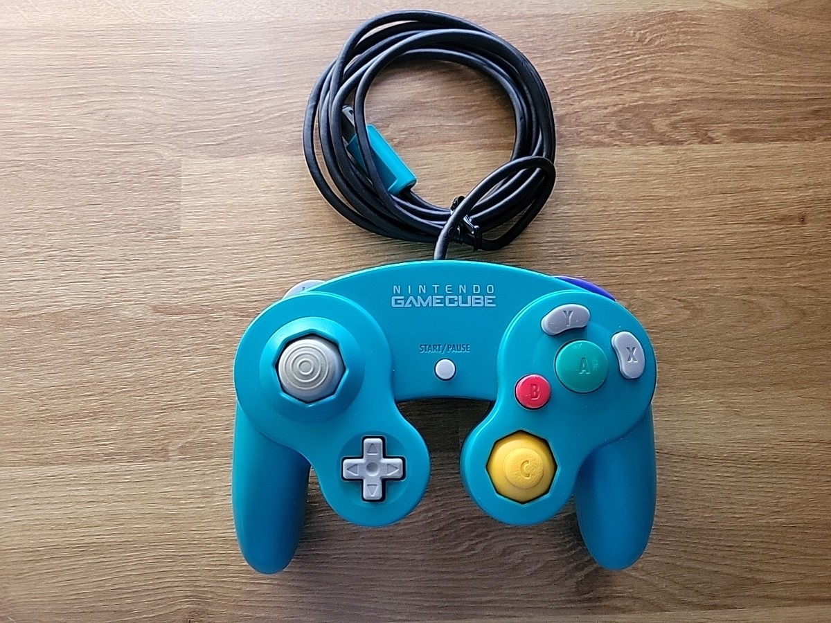 Nintendo GameCube Controller (Emerald Blue) for sale online | eBay