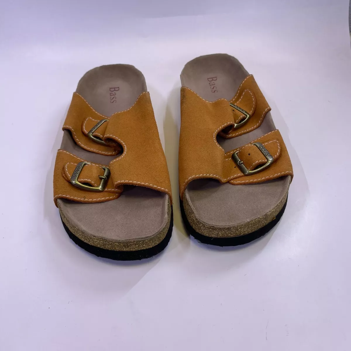 Bass leather hotsell flip flops