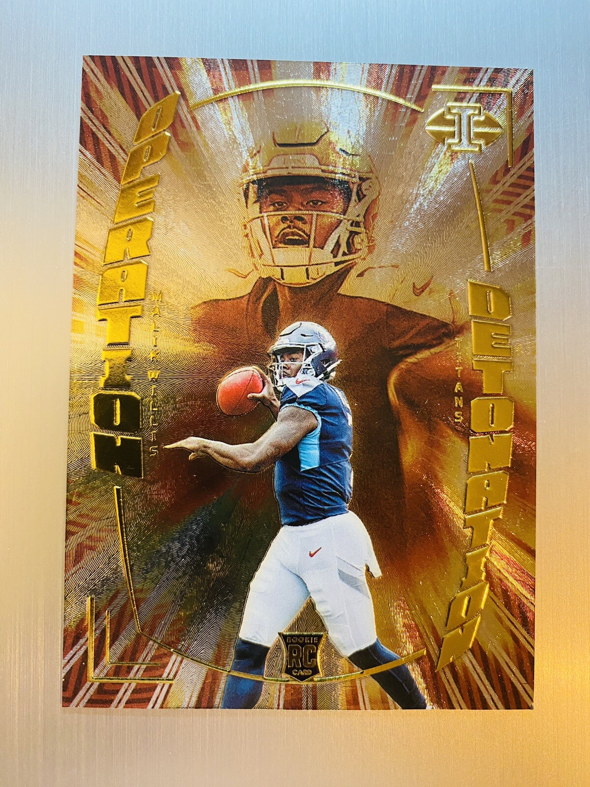 Malik Willis 2022 Panini Illusions Rookie Operation Detonation #OD-23 Titans Rc