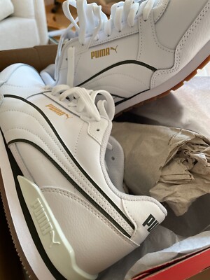 Size US 11.5 -  29.5cm  PUMA ST Runner Low White Gum  Men