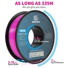 Geeetech 3D Printer Filament PETG 1.75mm 1kg Pink Stiff&Durable PETG Filament UK