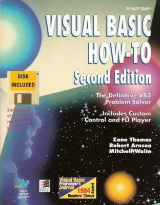 Visual Basic How-To: The Definitive Vb3 Problem SolverBook and Disk - GOOD