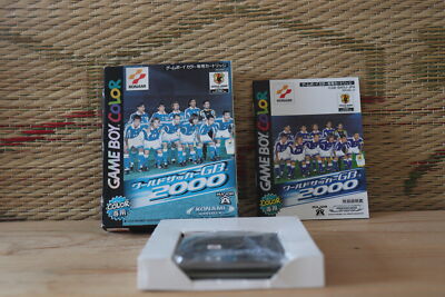 World Soccer 2000 w/box manual Japan Nintendo Gameboy GB Very Good