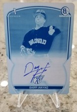 2023 1st Edition Bowman Dayan Frias 🔥1/1🔥Signed Cyan Printing Plate #CPA-DF