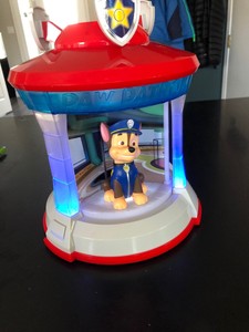 paw patrol light and sound lookout tower