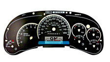 Gauge Face Overlay For 2006 2007 1500 2500 Silverado Tahoe Sierra Gas Clusters