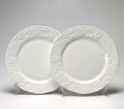 Wedgwood Strawberry Vine Dinner Plate 28cm 11” 2 Sets Bone China