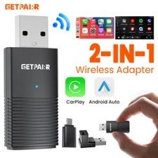 2025 USB Wireless CarPlay Adapter For iPhone Apple Wireless Dongle Plug ＆Play