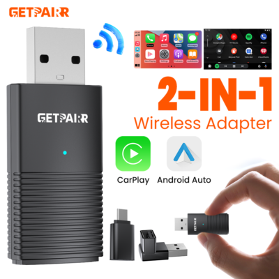 #ad 2025 USB Wireless CarPlay Adapter For iPhone Apple Wireless Dongle Plug ＆Play $11.59