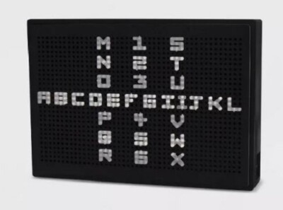 Room Essentials LED Message Memo Letter Board Battery / USB Cord Operated New