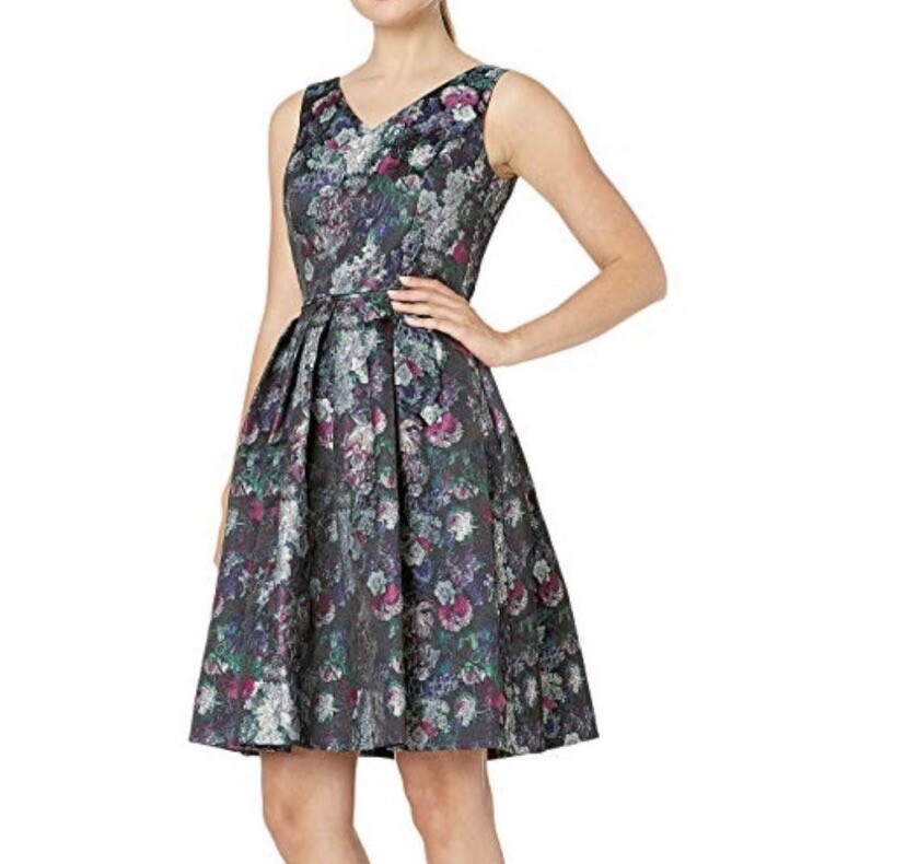 green emerald velvet dress TAHARI ASL Womens Cotton Eyelet Midi Dress Caper 10 at Amazon Women's  Clothing store main image 0