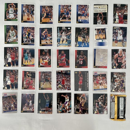 1993 94 Upper Deck NBA Cards Behind The Glass 35 Cards Near Mint Condition