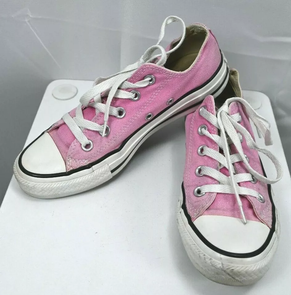Pink converse shop size 4