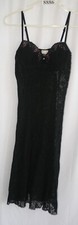FLORA BLACK LACE NIGHTGOWN SIZE SMALL 8886
