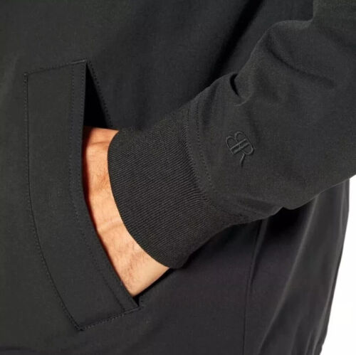 BANANA REPUBLIC Black Lightweight Insulated Water Repellent Bomber Zip Jacket M - Picture 4 of 12