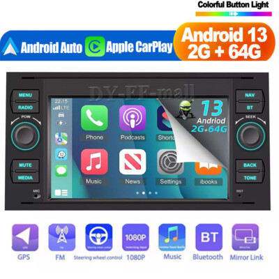 Für Ford Transit MK7 Connect Focus Android13 Autoradio GPS NAVI RDS 64GB Carplay
