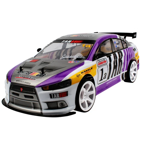Nuevo coche de carreras a escala 1:10 70 km/h alta velocidad 4x4 RC 2,4 GHz RTR RC vehículo de deriva - Imagen 9 de 12