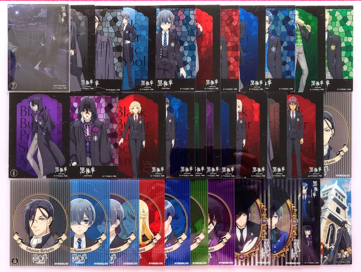 Black Butler Clear Card Collection 32 Complete + Limited