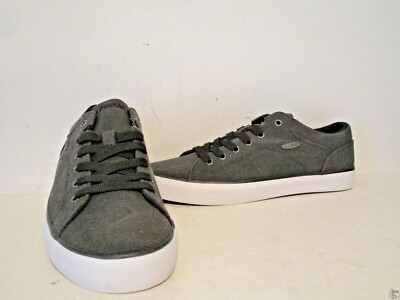 Lugz Mens Regent Lo Textile Casual Fashion Sneaker Black/Snow