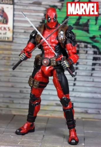 NECA Marvel X-Men Deadpool Ultimate Collector's 8" Action Figure Model Toy Box - Picture 10 of 16