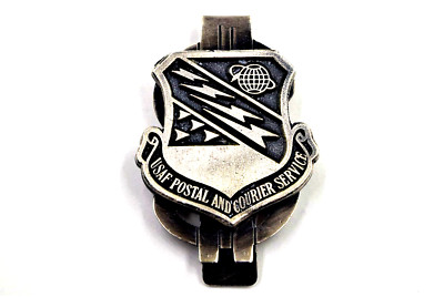 USAF Postal And Courier Service Military Tribute MONEY CLIP ~ 1 of a KIND!!
