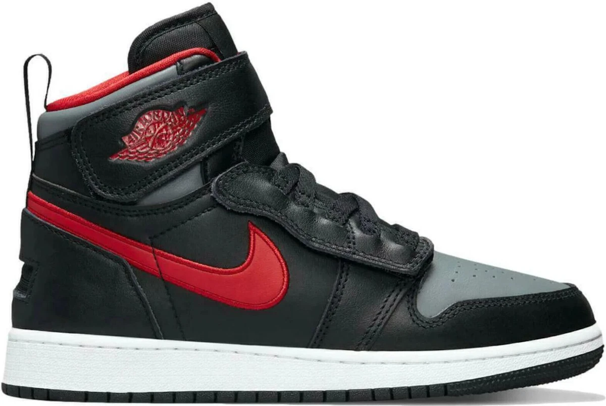 スニーカー aj1 airjordan1 flyease high greyred 26.5 Jordan 1 FlyEase High Smoke Grey Gym Red for Sale | Authenticity