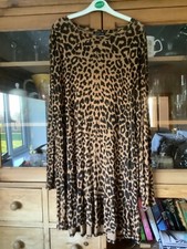 Boohoo Leopard Print Dress Size 10