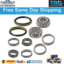 TRQ New Inner & Outer Wheel Bearing Race w/Seal LH RH Kit For 1981-2007 Ford