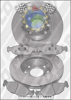 47752 Kit Dischi E Pastiglie Freno Ant Per Opel Corsa A 2 Volumi /Coda Spiovente - Immagine 2 di 4