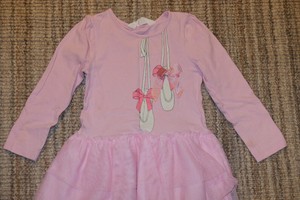 h&m girls pink dress
