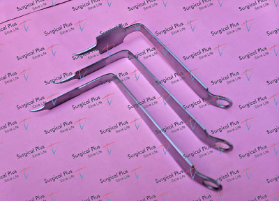 Bent Hohmann Knee Retractors With Long Handle Hip Arthroplassty Orthopedic