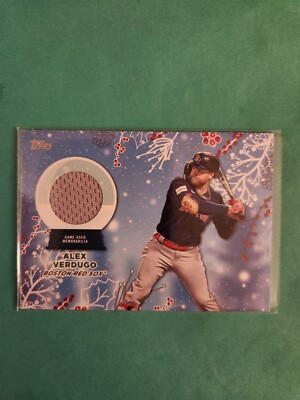 Alex Verdugo 2023 Topps Holiday Jersey Patch Relic #RC-AV Boston