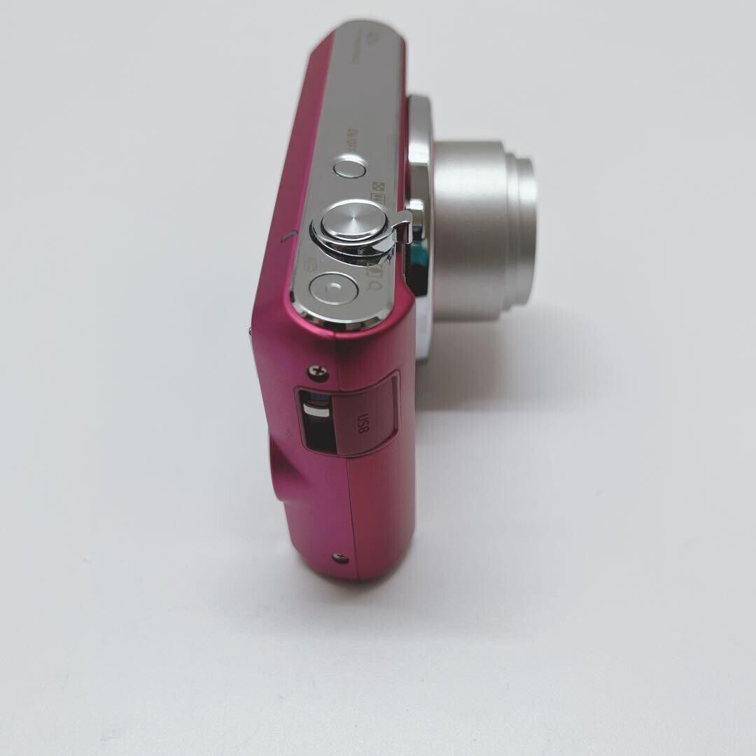 Casio EX-ZS190 Exilim Digital Camera Pink Tested From Japan