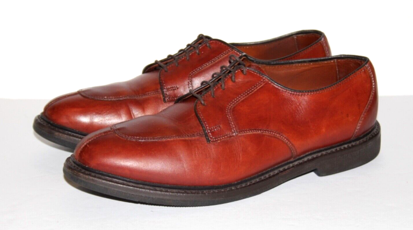 SAOLA Scarpe eleganti da uomo Allen Edmonds punta divisa 1628 22598 marroni in pelle taglia 9 5 D