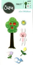 Spring Embellishments Sizzix Thinlits Thin Metal Die Set 663187 NEW Bunny Tree