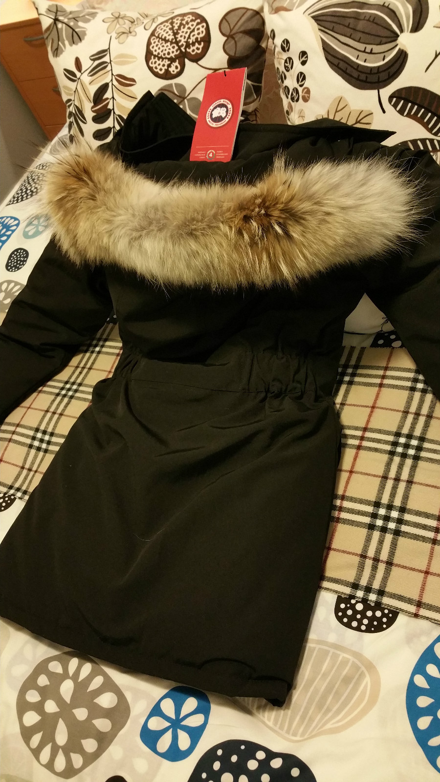 BRAND NEW "RED LABEL" EDITION BLACK CANADA GOOSE TRILLIUM "MEDIUM" PARKA JACKET image 10