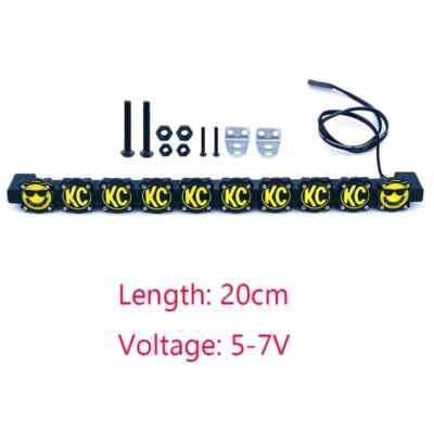 LED Roof Lights for 1/10 RC Crawler Car Traxxas Trx4 Axial Croboll MK07 MJX H8H