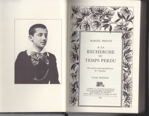 Einband Jean De BONNOT - PROUST A la Recherche du Temps Perdu Band 1 - TT 1989 - Bild 6 von 6