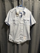 US Military Dress Shirt AF Blue 16R Short Sleeve DLATS NWT