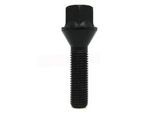 20 Pcs Lug Bolts Conical Bolt 14x1.25 43mm Shank Black