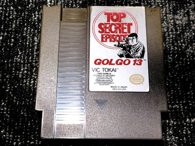 Golgo 13: Top Secret Episode Nintendo Entertainment System, 1988 NES - Tested