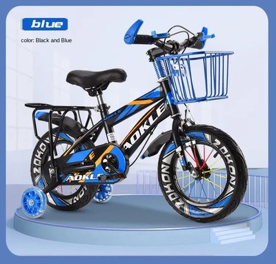 Kids Bike Children Bicycle with Stabilisers Double Brakes for Boys 12 14 16 inch
