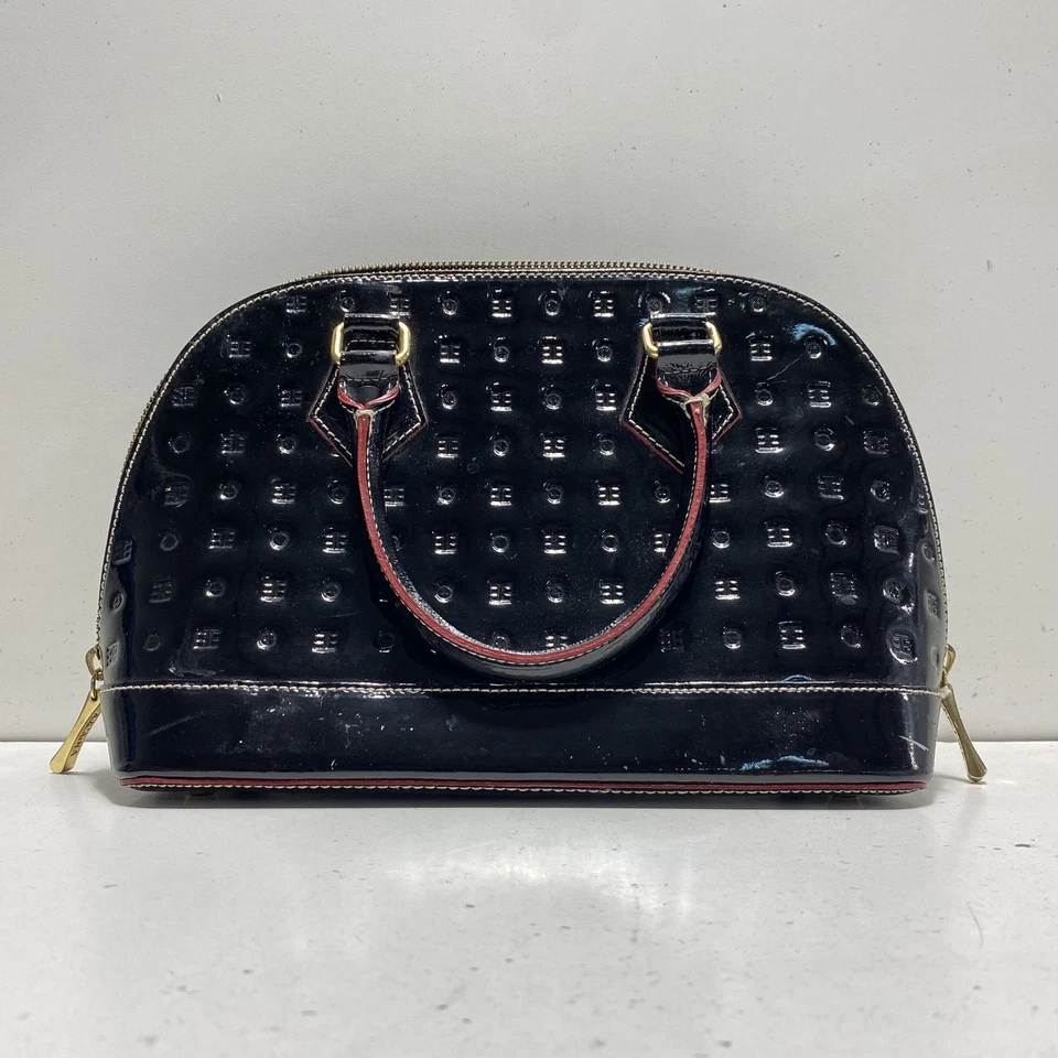 Bolso Arcadia negro con asa en relieve Foto 2 de 4