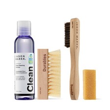 Jason Markk Suede Essentials Bundle, 4Piece Shoe Sneaker Care Set, 4oz Deep...