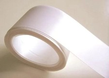 White Double-Face Satin Ribbon 2 1/2" wide x 10 yards B22