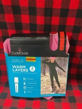 New Cuddl Duds Girls Xsmall 4/5 Fleecewear With Stretch Shirt  Pants