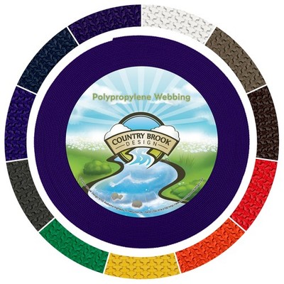 Country Brook Design  1 Inch Purple Heavy Polypropylene Webbing,100 Yards