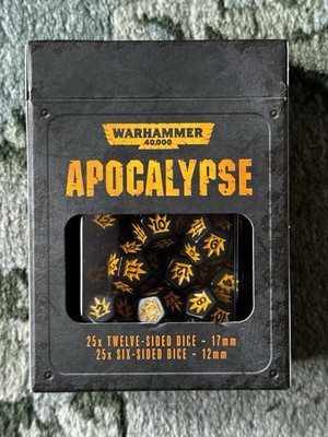 Warhammer Apocalypse Würfelbox Mass Battle Games Workshop