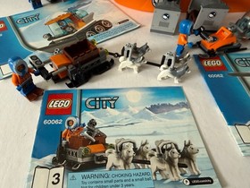 LEGO City ARCTIC ICEBREAKER #60062~100 % COMPLETE w/All Minifigures & Manuals