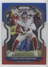2020 Panini Prizm Red White & Blue Prizm Sterling Shepard #161 kr0